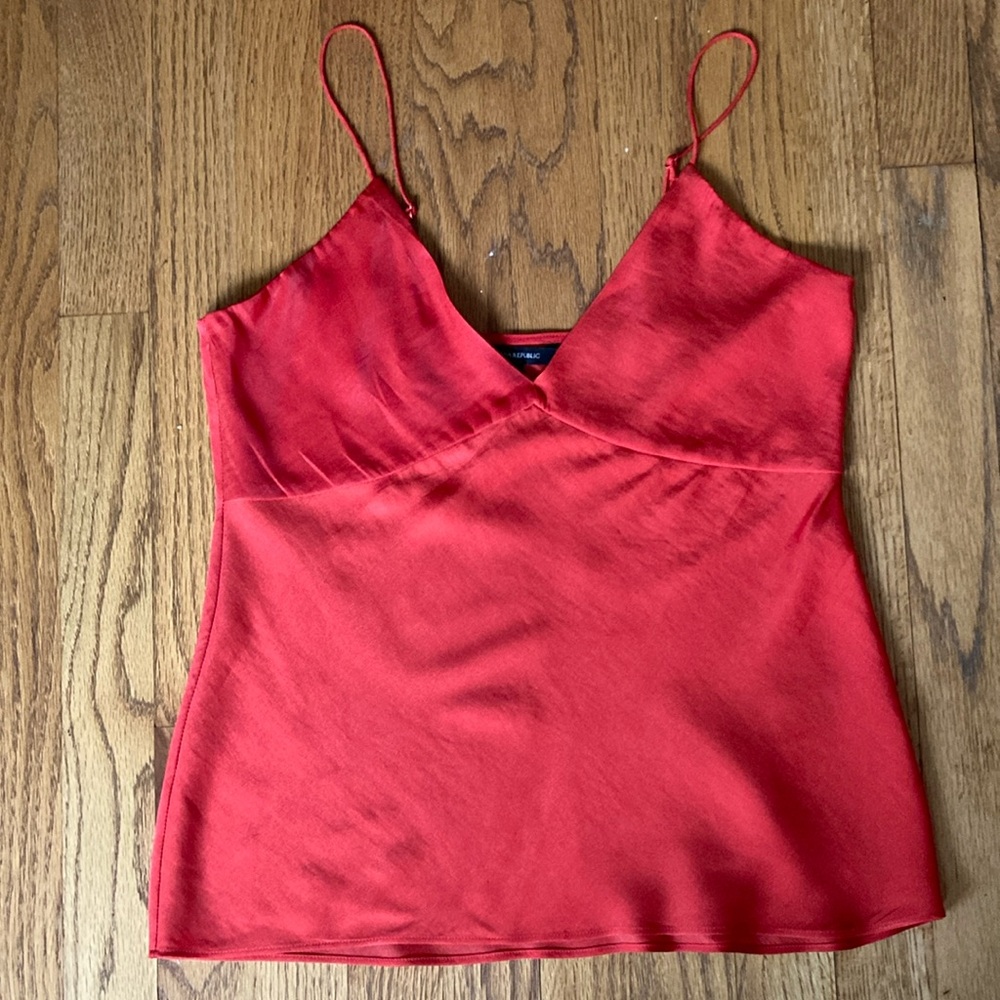 Banana Republic Orange Red Tank Top